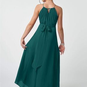 Azazie Peacock Junior Bridesmaid Dress- “Oaklynn”